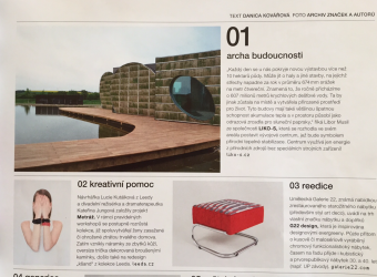 Natural thermal stabilization is becoming a household name. Our project wad noticed even by "Dolce Vita", one of the best design and lifestyle magazines.