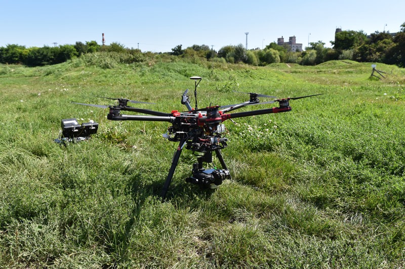 LIKO-S monitored by drones